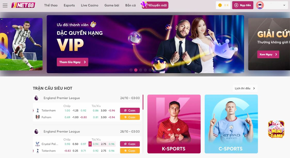 Net88 cung cấp đa dạng game cược