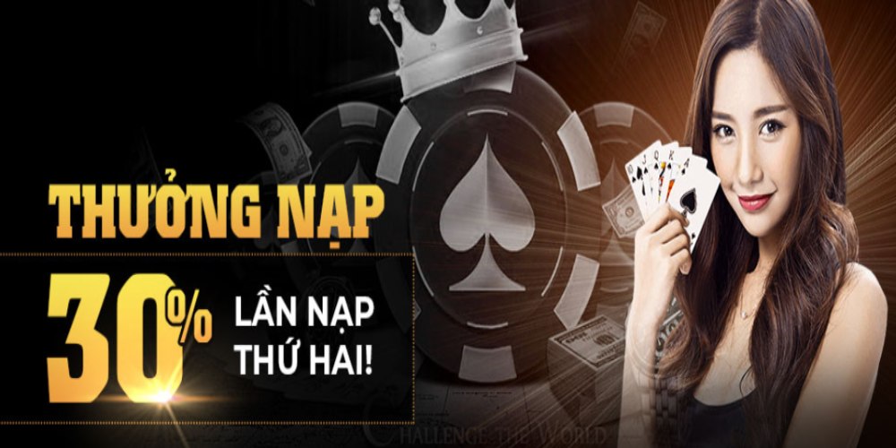 Nhà cái Debet thưởng nạp 30% ở lần nạp thứ 2