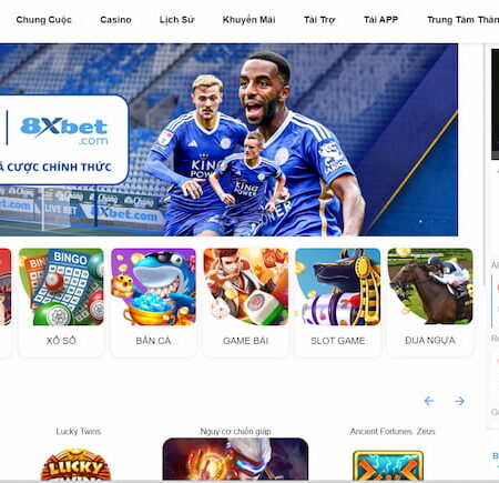 8XBET – Nhà cái cá cược thể thao uy tín hàng đầu Châu Á