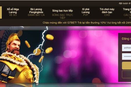 G7bet – Chơi cá cược ngay, nhận thưởng siêu hấp dẫn