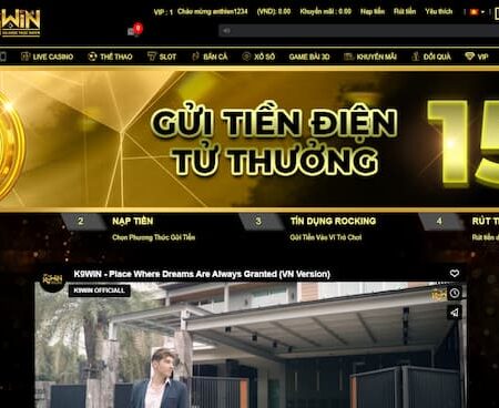 K9win – Giải trí đẳng cấp nhận thưởng liền tay uy tín nhất 