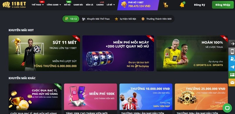 Khuyến mãi 11BET - Quà tặng đặc biệt dành cho mọi hội viên 3 khuyen mai 11bet 3 1, Nhà cái uy tín, Top Nhà Cái Uy Tín Nhất Việt Nam 2025, top nhà cái uy tín