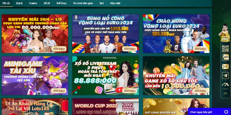 Hàng loạt siêu khuyến mãi LOTO188 dành cho mọi thành viên 3 khuyen mai loto188 3 1, Nhà cái uy tín, Top Nhà Cái Uy Tín Nhất Việt Nam 2025, top nhà cái uy tín