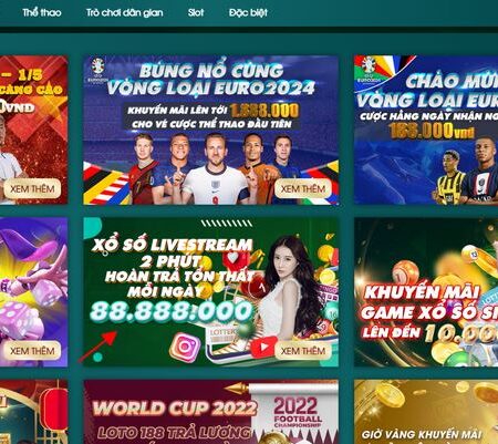 Hàng loạt siêu khuyến mãi LOTO188 dành cho mọi thành viên