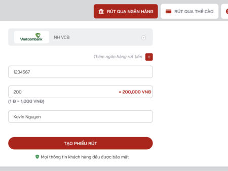 Hướng dẫn rút tiền Red88 đơn giản cho tân thủ